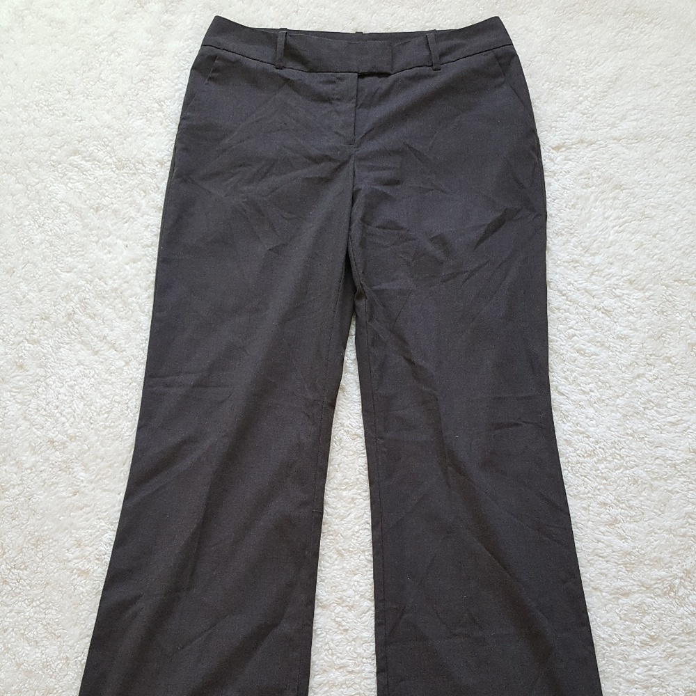 Worthington Womens Dress Pants Wide Leg Sz 8 Brown